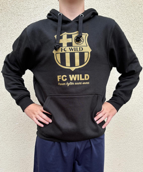 FC WILD fanituote huppari musta