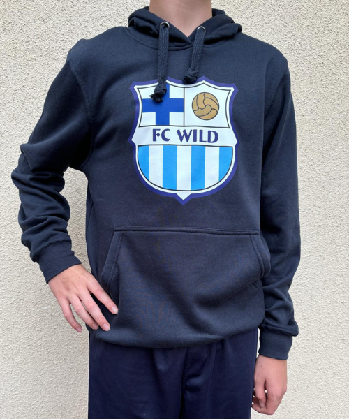 FC WILD fanituote huppari tummansininen