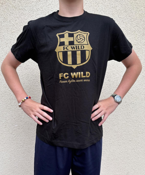 FC WILD fanituote t-paita musta